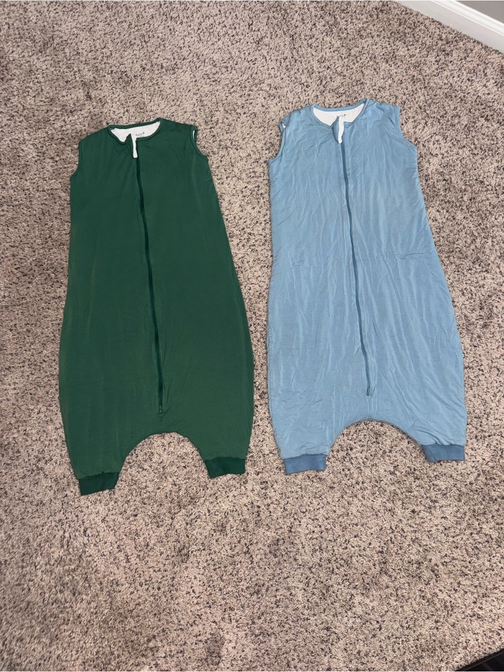 Kyte Baby Sleep Bag Walker Green & Blue One-Piece Set